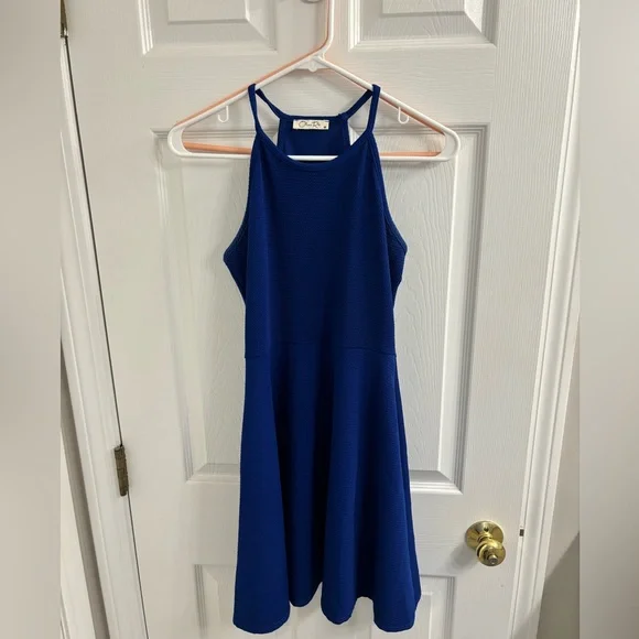 olivia rae skater dress Olivia Rae Skater Little Black Dress Fit Flare Tank Top Womens Size Small